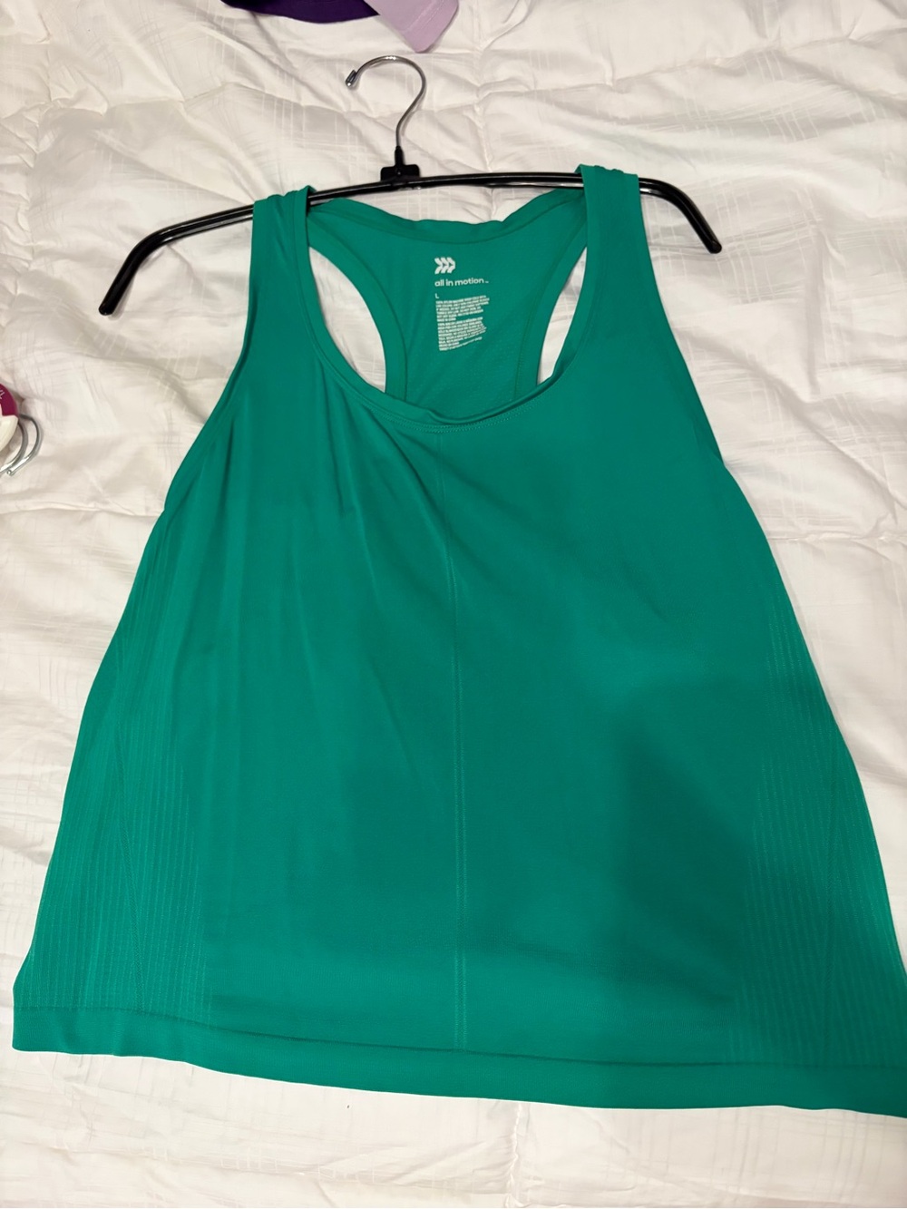 all in motion Green Racerback Athletic Tank